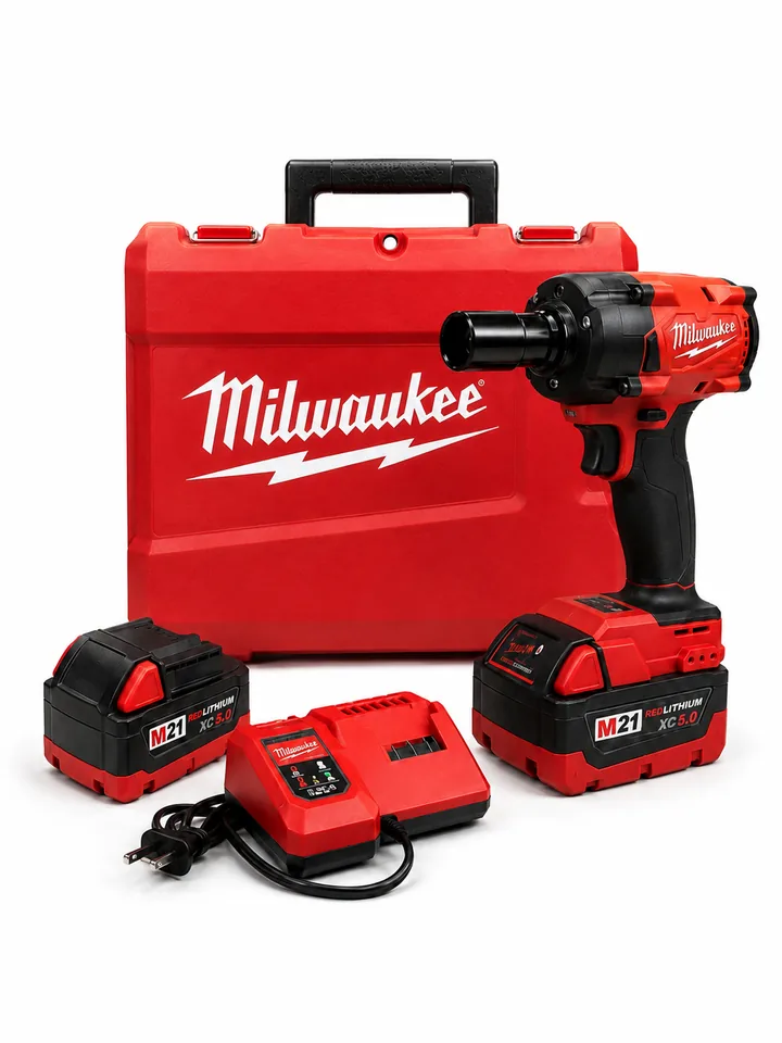 Аккумуляторный ударный гайковёрт Milwaukee 800 Н·м — 21 В, 2 АКБ