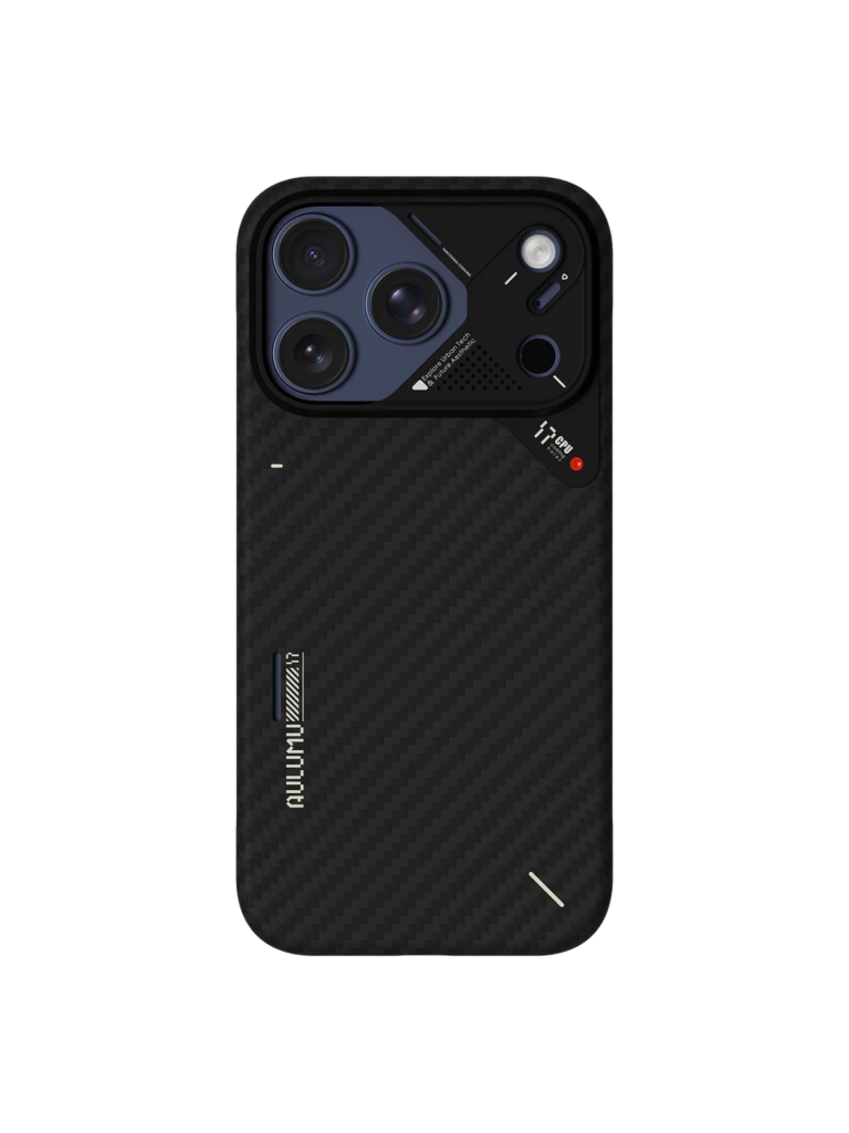 Чехол AULUMU A17 Aramid Fiber для iPhone 17 Pro — чёрный