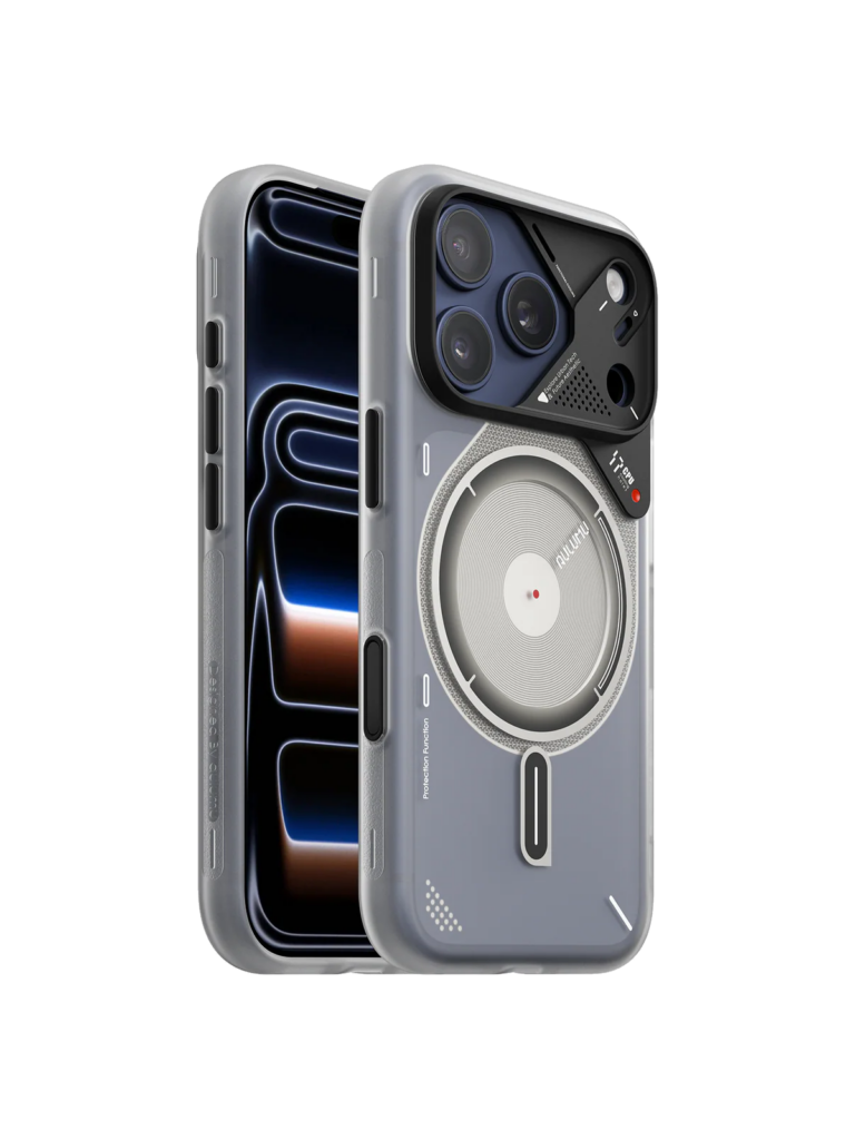 Чехол AULUMU A17 Frosted для iPhone 17 Pro — белый полупрозрачный