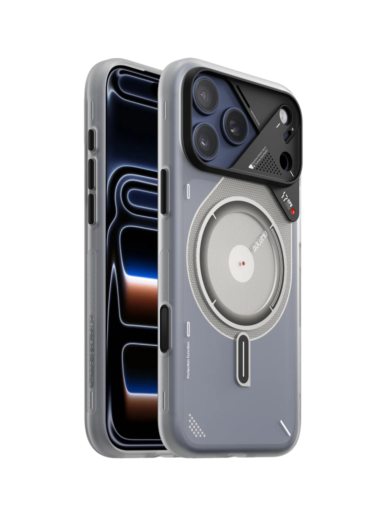 Чехол AULUMU A17 Frosted для iPhone 17 Pro Max — белый полупрозрачный