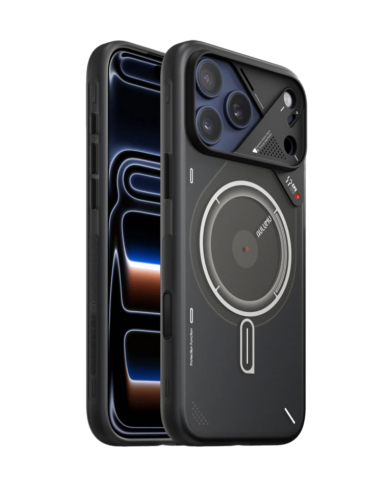 Чехол AULUMU A17 Frosted для iPhone 17 Pro Max — серый полупрозрачный