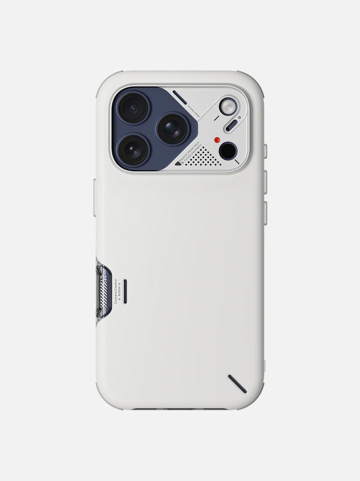 Чехол AULUMU A17 Slim Shockproof для iPhone 17 Pro — белый — фото 2