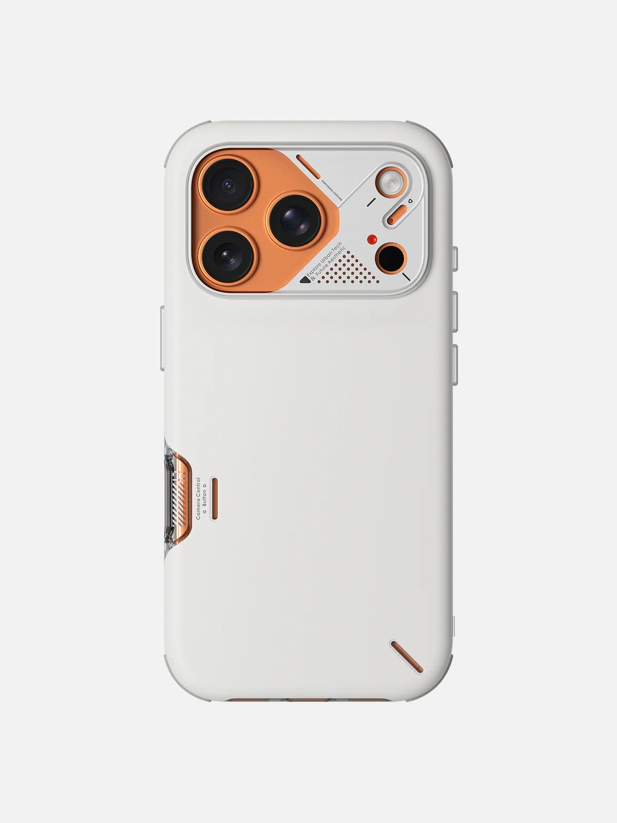 Чехол AULUMU A17 Slim Shockproof для iPhone 17 Pro — белый — фото 3