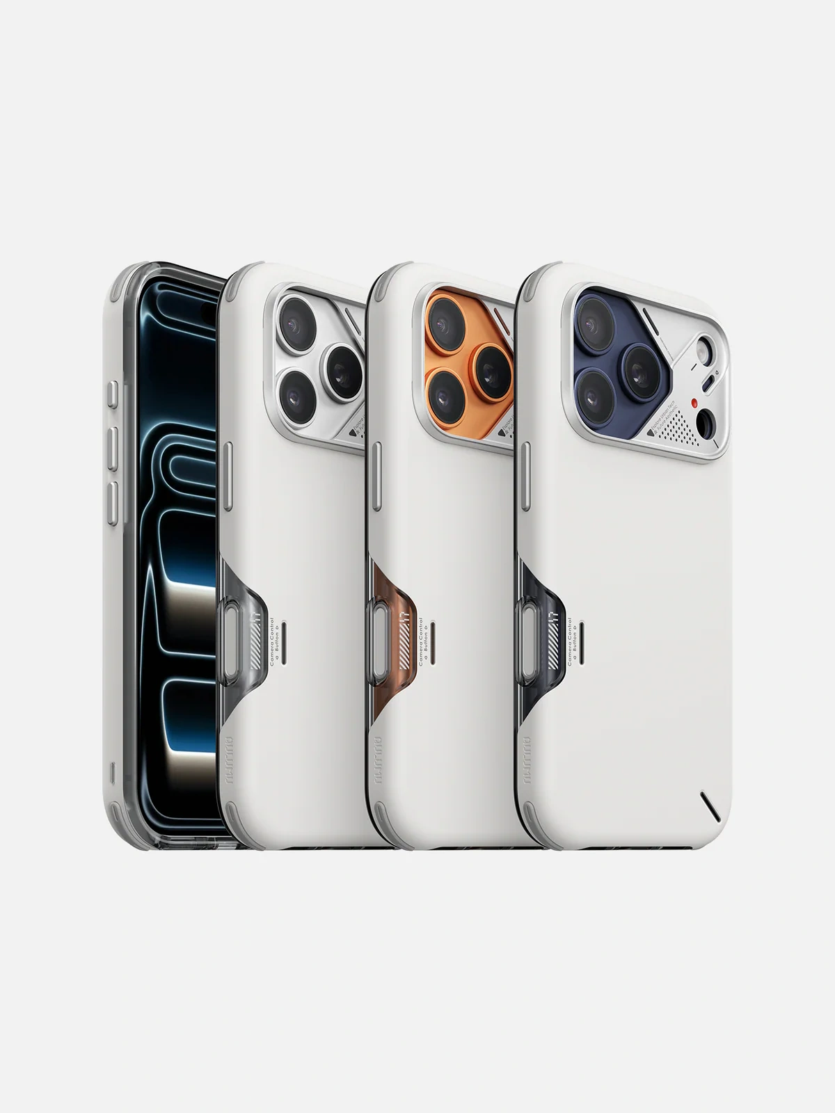 Чехол AULUMU A17 Slim Shockproof для iPhone 17 Pro — белый — фото 4