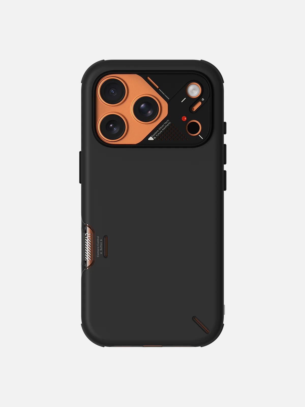 Чехол AULUMU A17 Slim Shockproof для iPhone 17 Pro — чёрный — фото 2