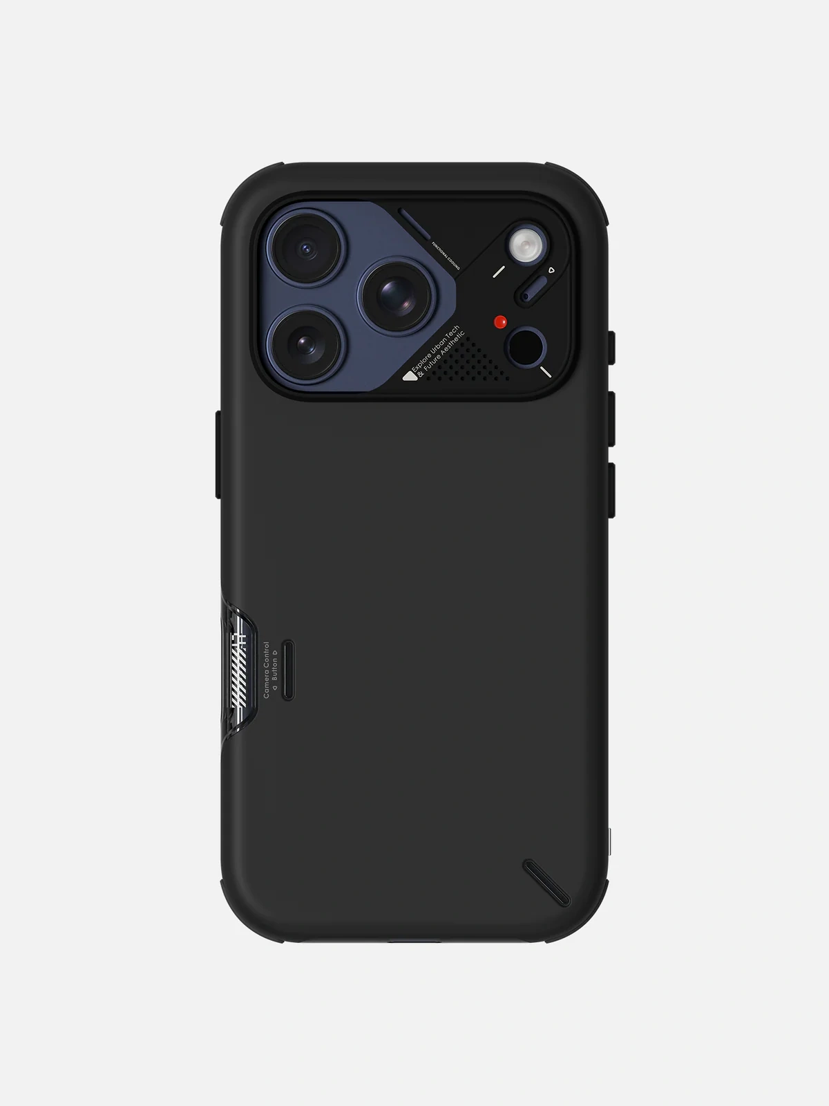 Чехол AULUMU A17 Slim Shockproof для iPhone 17 Pro — чёрный — фото 3