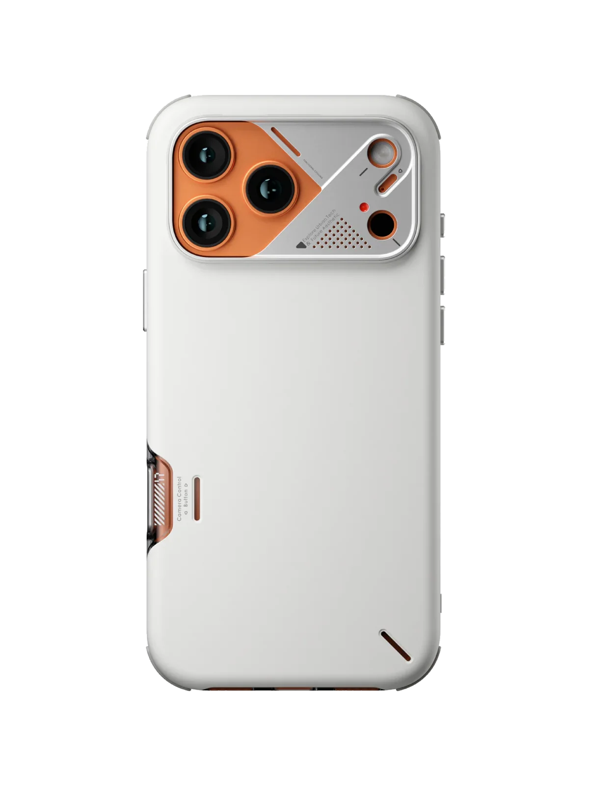 Чехол AULUMU A17 Slim Shockproof для iPhone 17 Pro Max — белый — фото 2