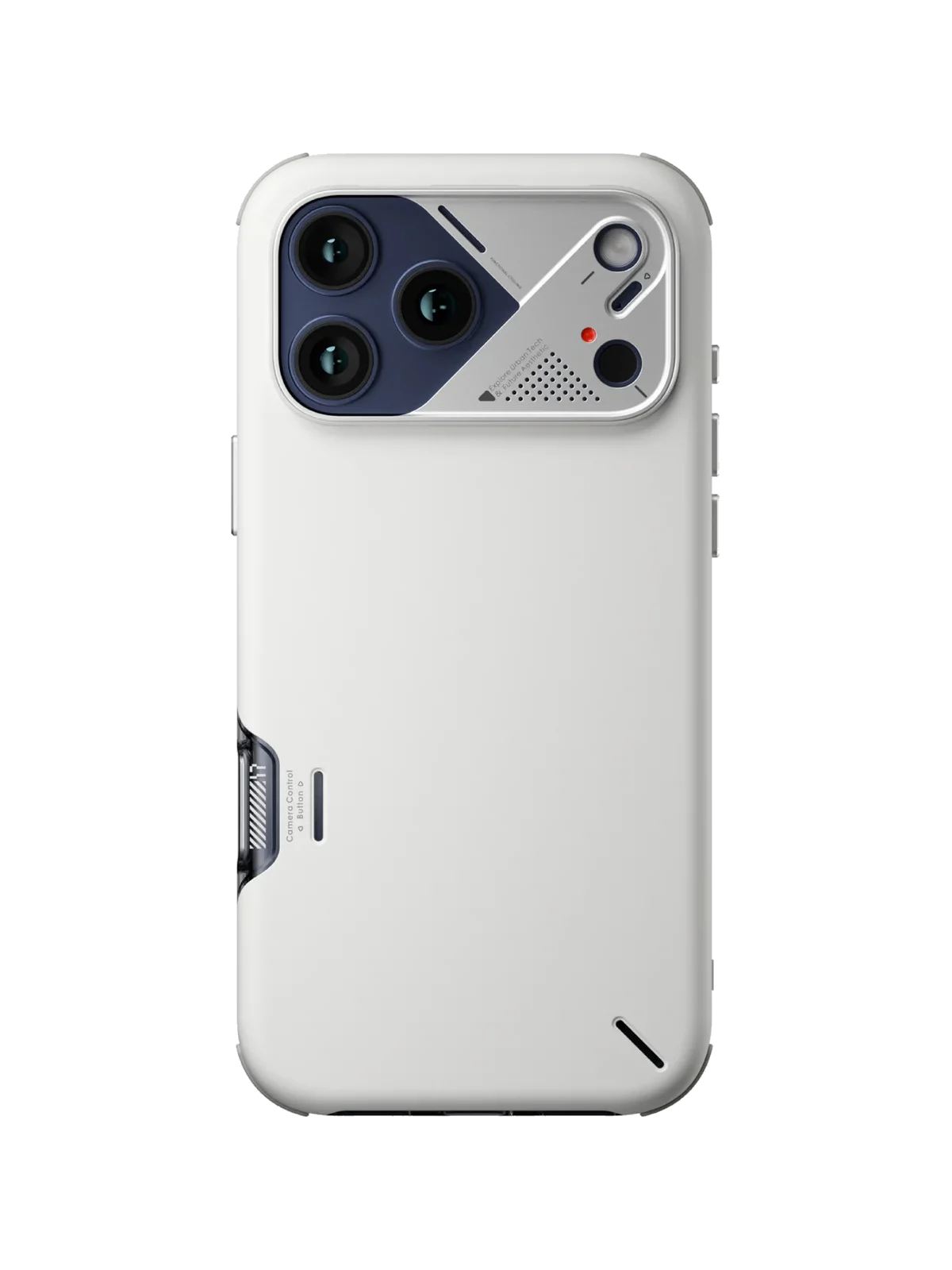 Чехол AULUMU A17 Slim Shockproof для iPhone 17 Pro Max — белый — фото 3