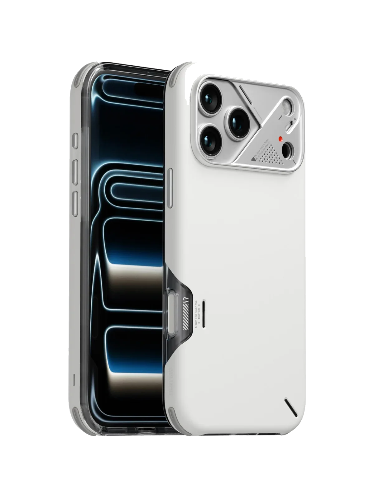 Чехол AULUMU A17 Slim Shockproof для iPhone 17 Pro Max — белый — фото 4