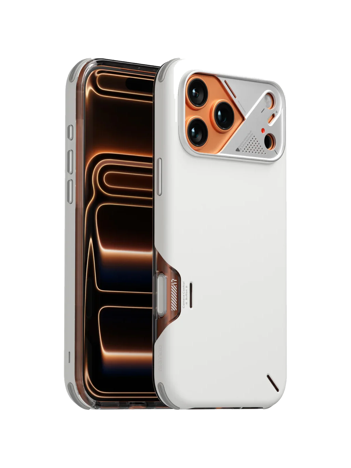 Чехол AULUMU A17 Slim Shockproof для iPhone 17 Pro Max — белый — фото 5