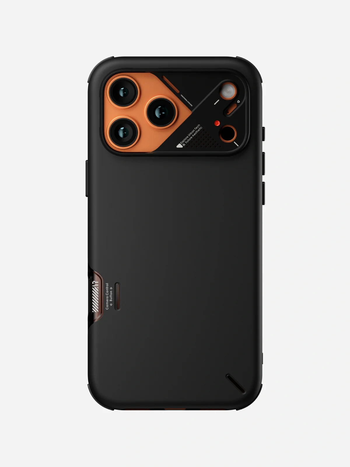 Чехол AULUMU A17 Slim Shockproof для iPhone 17 Pro Max — чёрный — фото 2