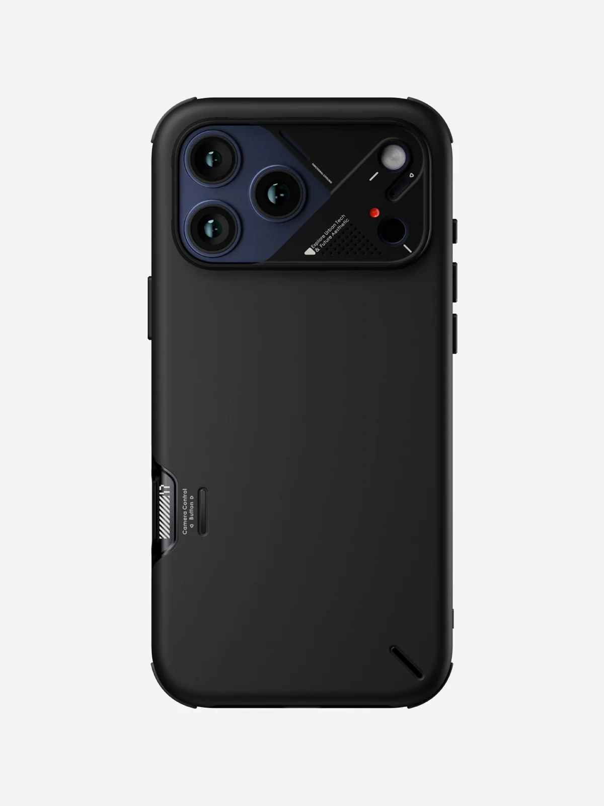 Чехол AULUMU A17 Slim Shockproof для iPhone 17 Pro Max — чёрный — фото 3