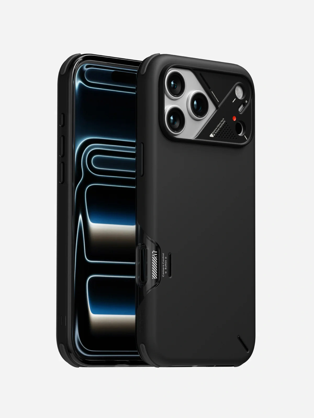 Чехол AULUMU A17 Slim Shockproof для iPhone 17 Pro Max — чёрный — фото 4