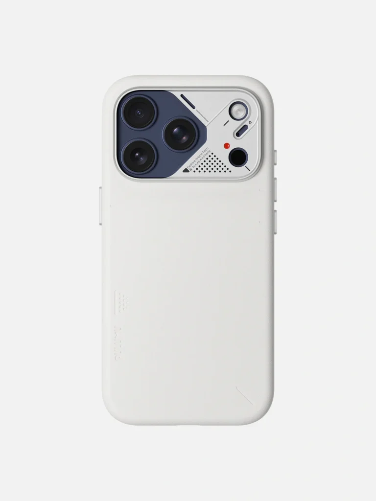 Чехол AULUMU A17 Vegan Leather для iPhone 17 Pro — белый — фото 2