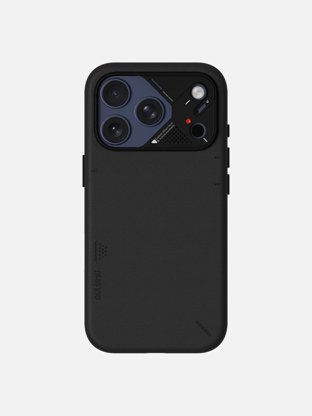 Чехол AULUMU A17 Vegan Leather для iPhone 17 Pro — чёрный — фото 2