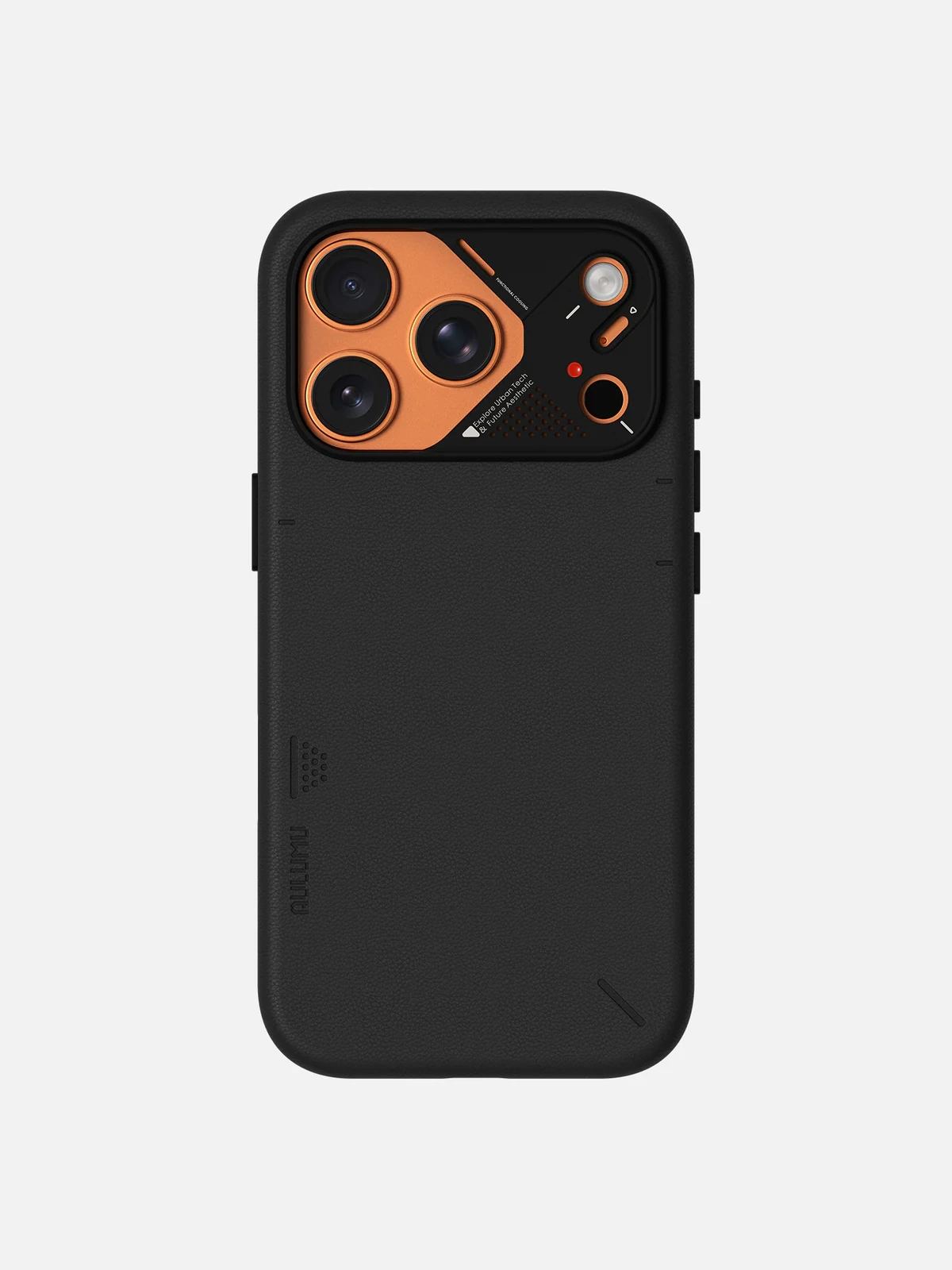 Чехол AULUMU A17 Vegan Leather для iPhone 17 Pro — чёрный — фото 3