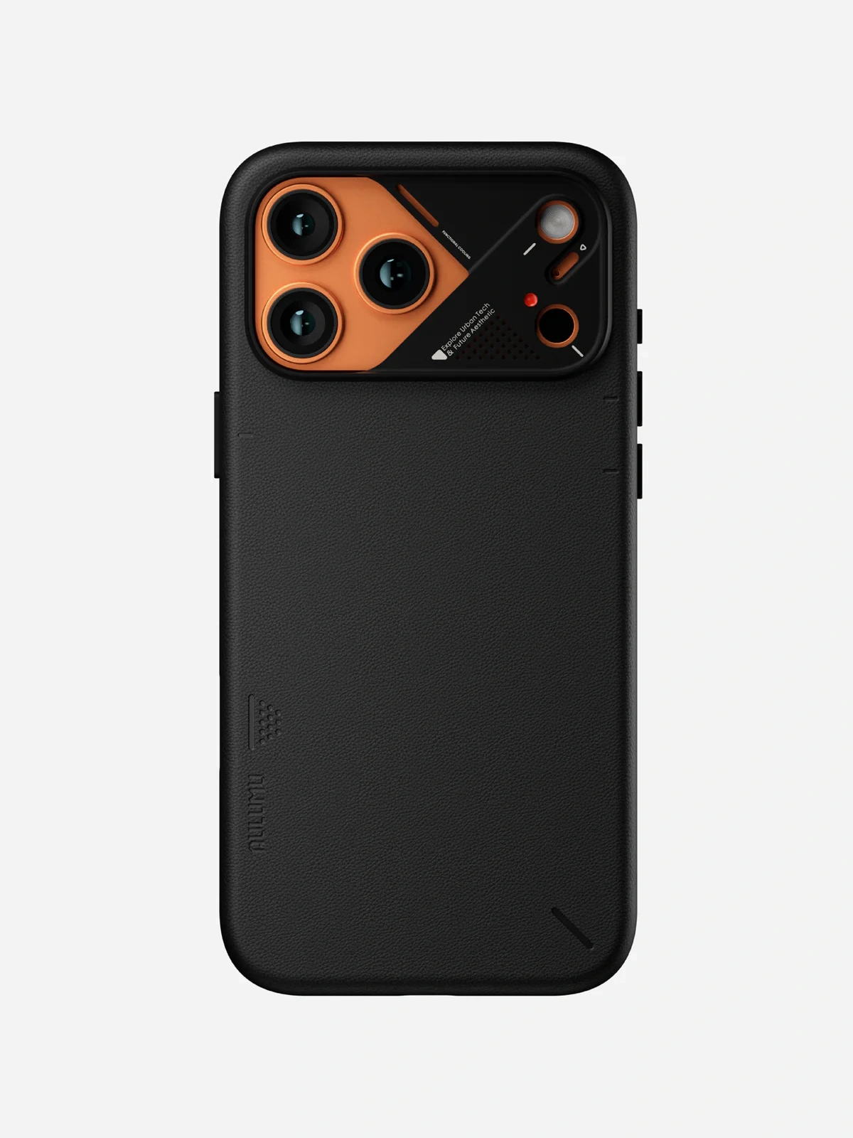Чехол AULUMU A17 Vegan Leather для iPhone 17 Pro Max — чёрный — фото 2