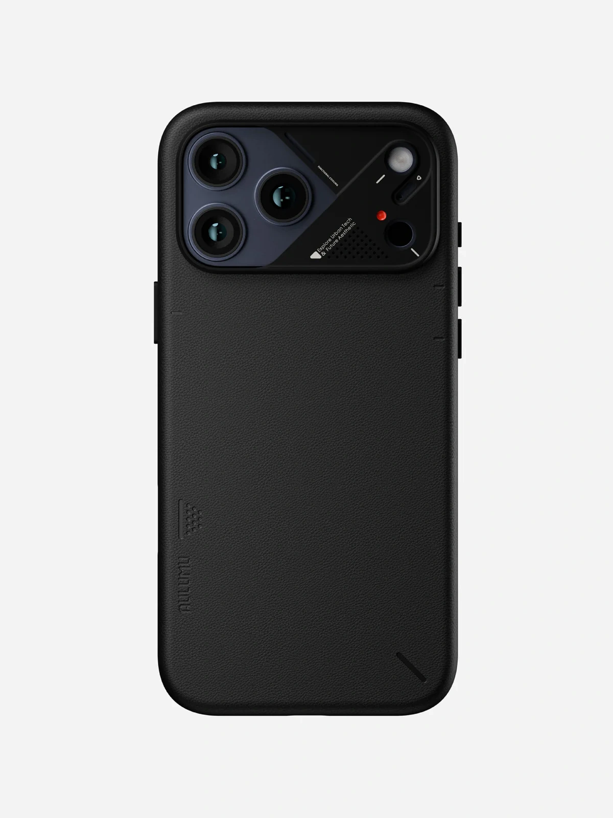Чехол AULUMU A17 Vegan Leather для iPhone 17 Pro Max — чёрный — фото 3