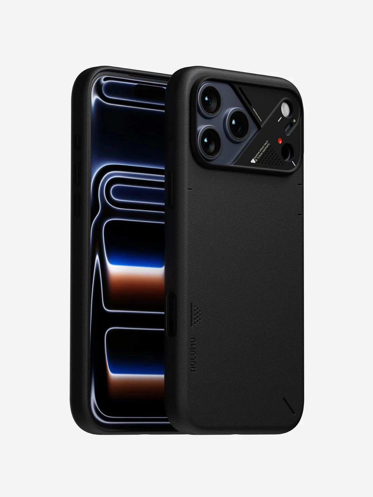 Чехол AULUMU A17 Vegan Leather для iPhone 17 Pro Max — чёрный — фото 6