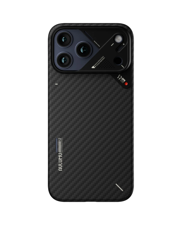 Чехол AULUMU A17 Aramid Fiber для iPhone 17 Pro Max — чёрный