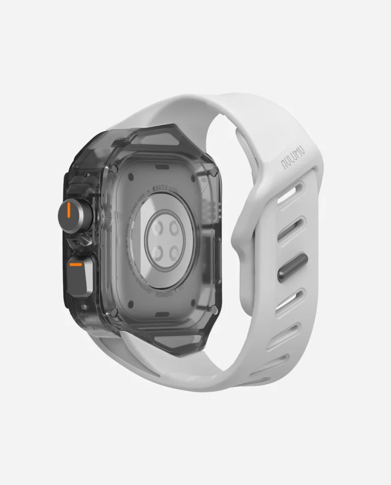 Чехол с ремешком AULUMU A01 Carbon для Apple Watch Ultra 49 мм — белый — фото 3