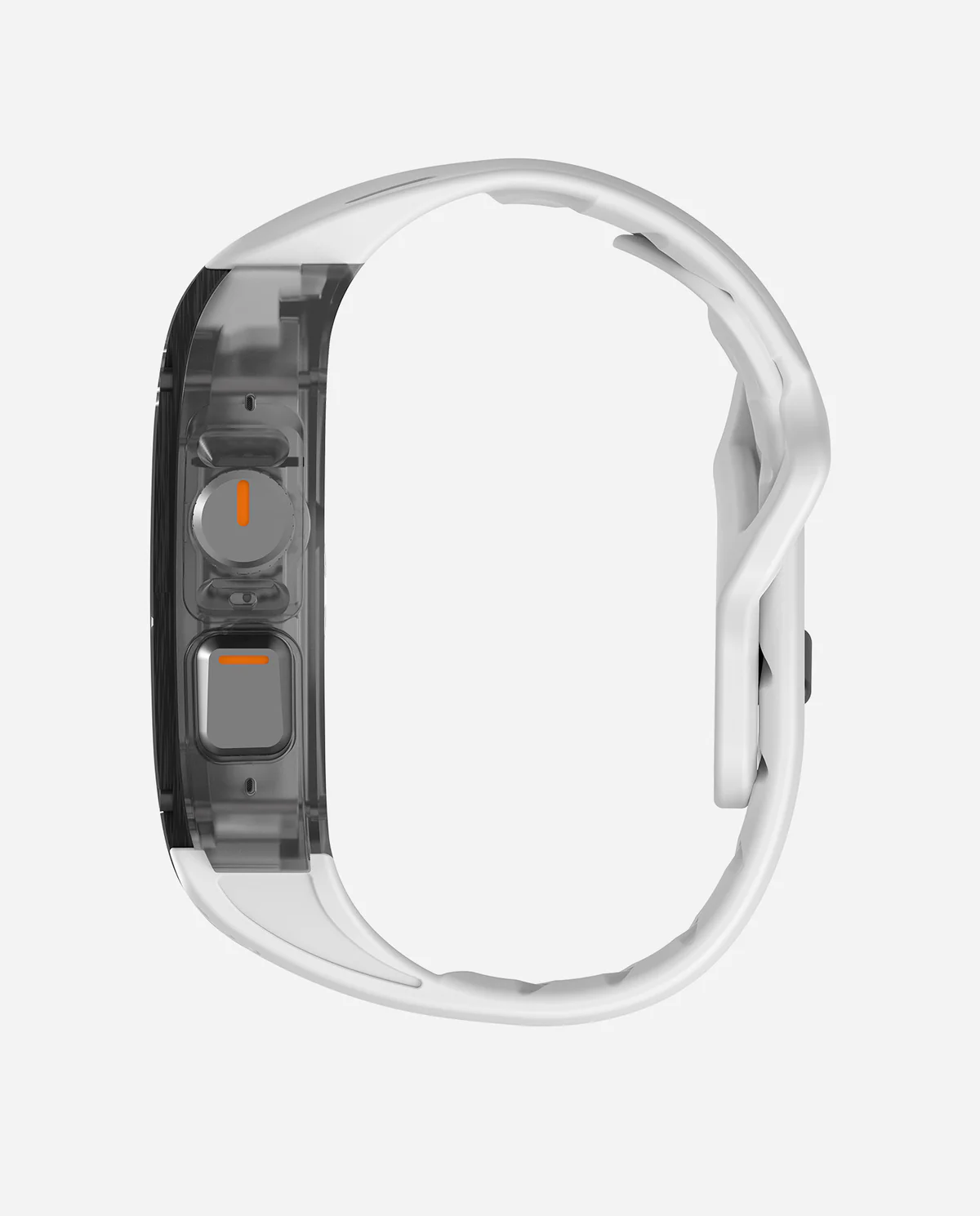 Чехол с ремешком AULUMU A01 Carbon для Apple Watch Ultra 49 мм — белый — фото 8