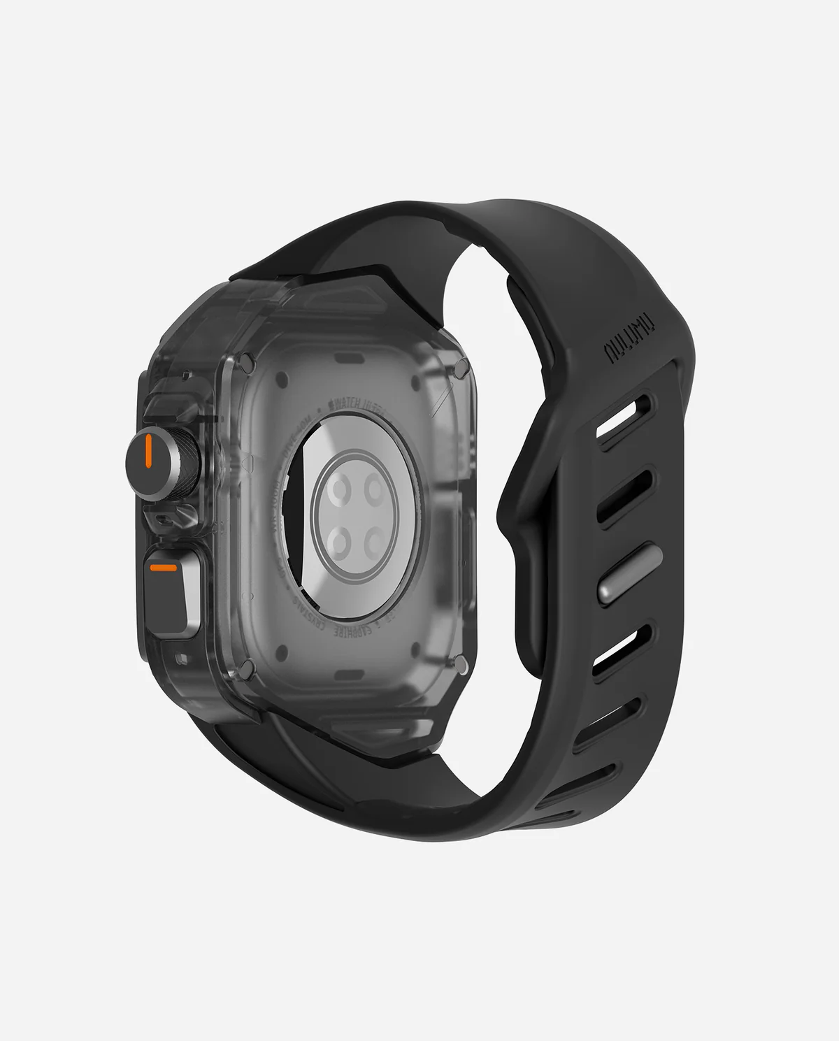 Чехол с ремешком AULUMU A01 Titanium для Apple Watch Ultra 49 мм — чёрный — фото 4