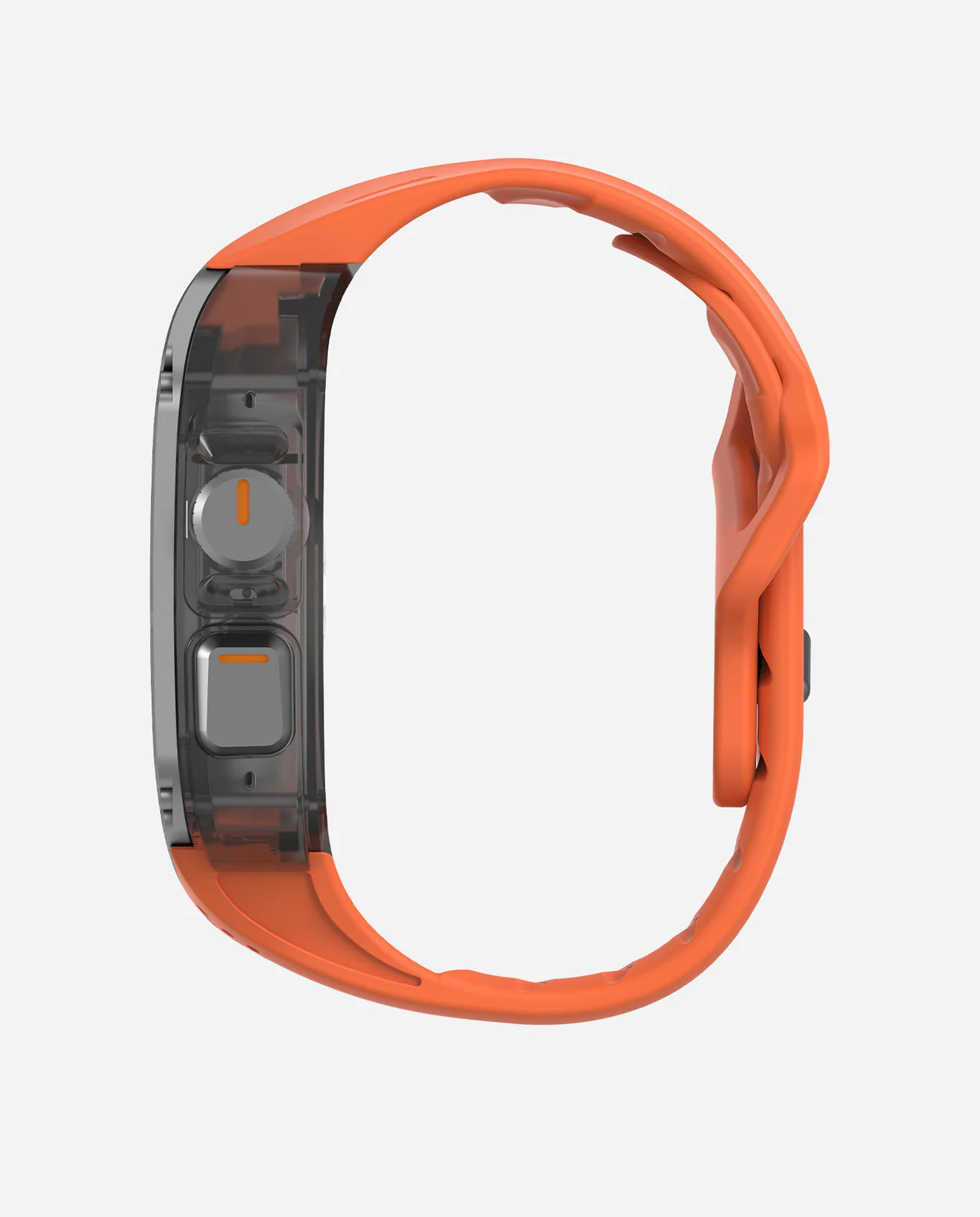 Чехол с ремешком AULUMU A01 Titanium для Apple Watch Ultra 49 мм — оранжевый — фото 7