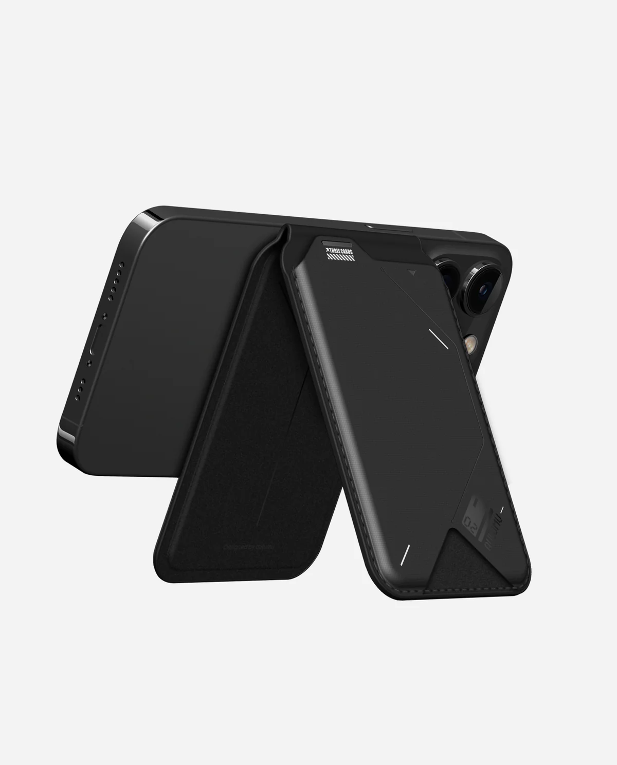 Картхолдер-подставка AULUMU G02 MagSafe — чёрный — фото 12