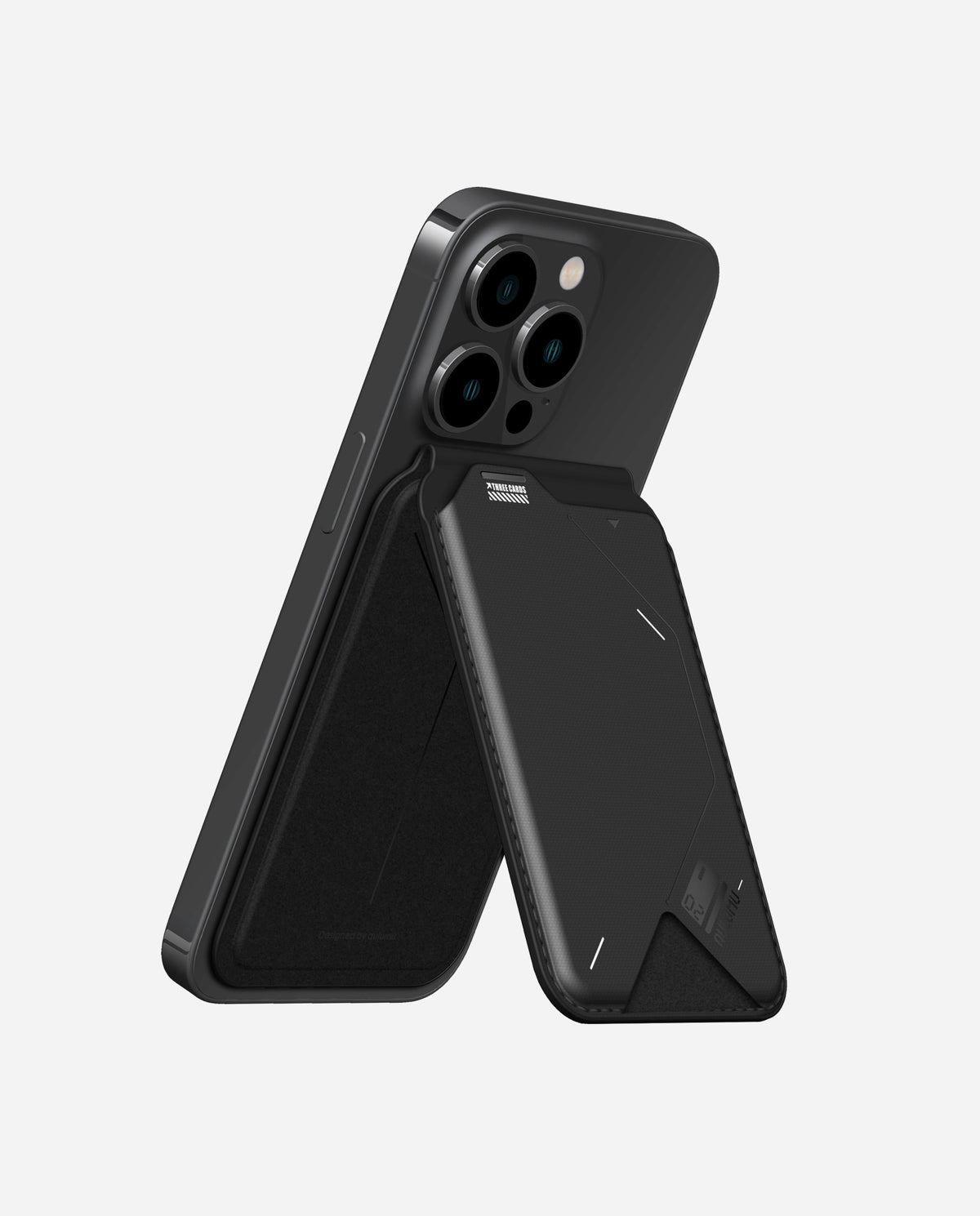 Картхолдер-подставка AULUMU G02 MagSafe — чёрный — фото 13