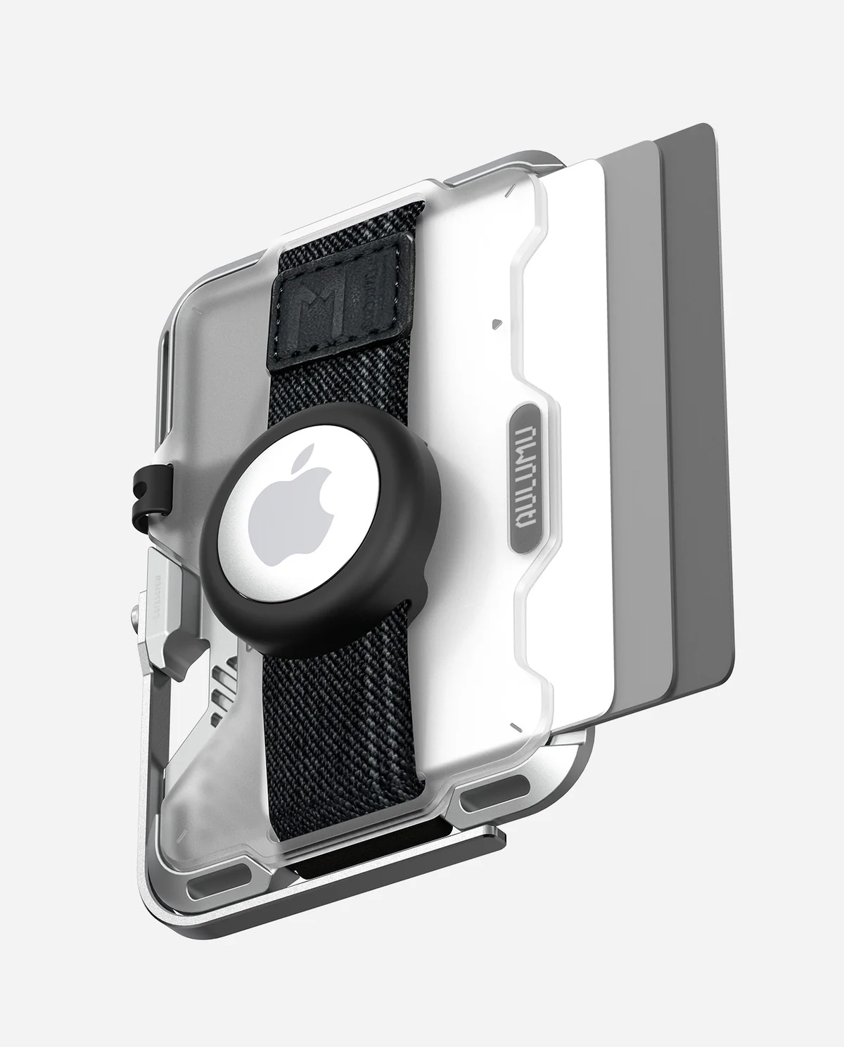 Картхолдер AULUMU G03 MagSafe Frosted — полупрозрачный белый — фото 3