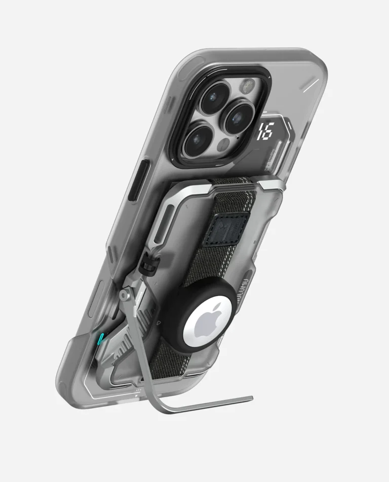 Картхолдер AULUMU G03 MagSafe Frosted — полупрозрачный белый — фото 10