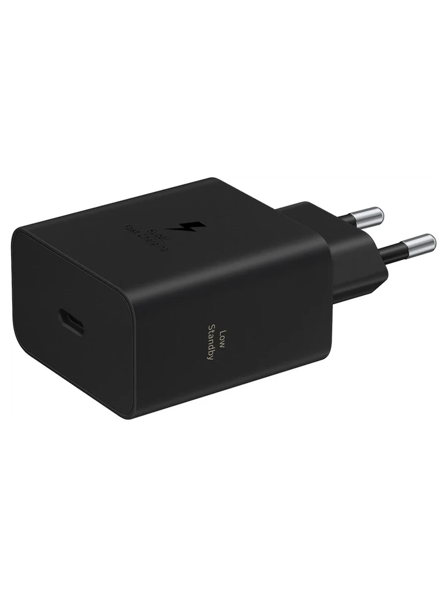 Адаптер питания Samsung EP‑T6010 USB‑C 60 Вт — чёрный — главное изображение